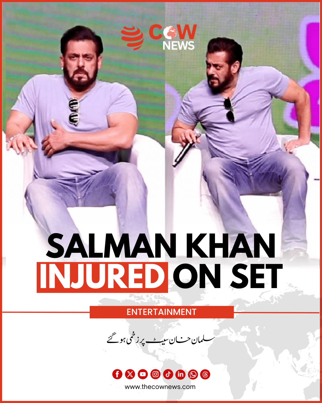 Salman Khan Injured on Set