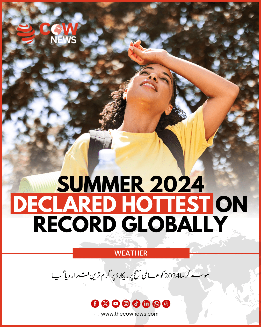 Summer 2024 Declared Hottest on Record Globally