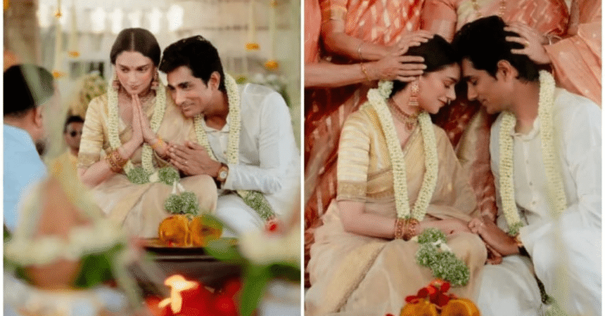 Aditi and Siddharth Tie the Knot