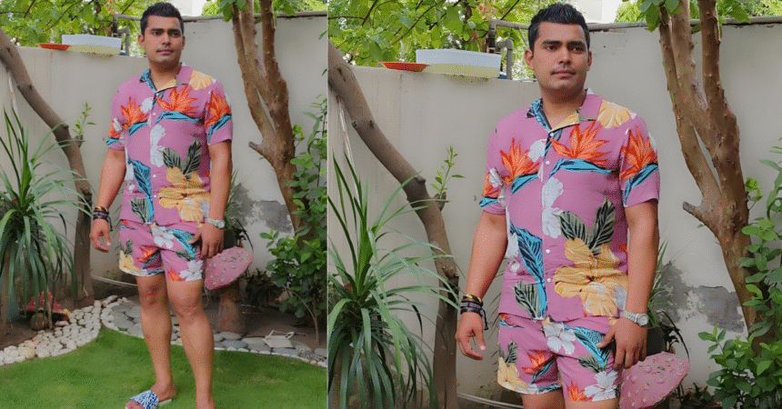 Umar Akmal Sparks Social Media Frenzy with Bold Pink Outfit