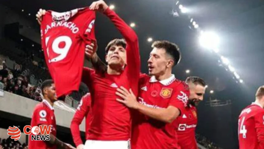 Man Utd's Garnacho to pay for team dinner after marching down tunnel