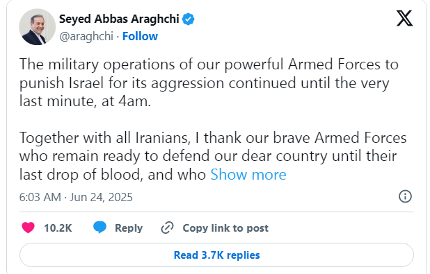 The military operations of our powerful Armed Forces